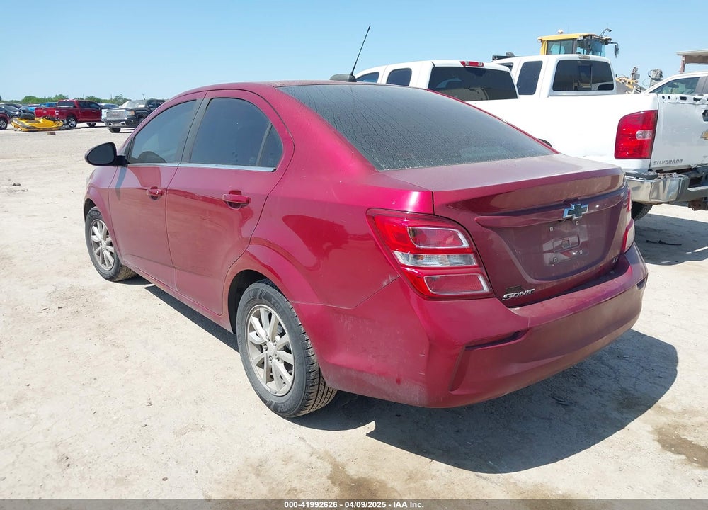 2018 CHEVROLET SONIC LT AUTO VIN: 1G1JD5SH3J4105434