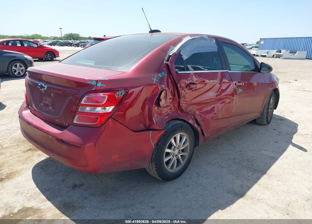2018 CHEVROLET SONIC LT AUTO VIN: 1G1JD5SH3J4105434