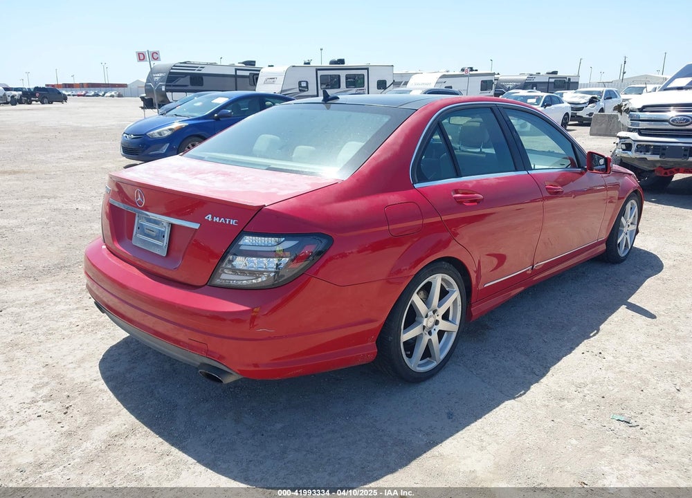 2011 MERCEDES-BENZ C CLASS VIN: WDDGF8BB4BR147145
