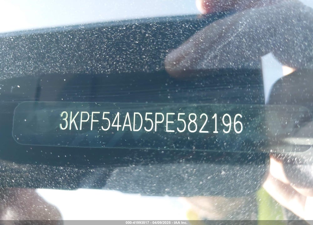 2023 KIA FORTE VIN: 3KPF54AD5PE582196