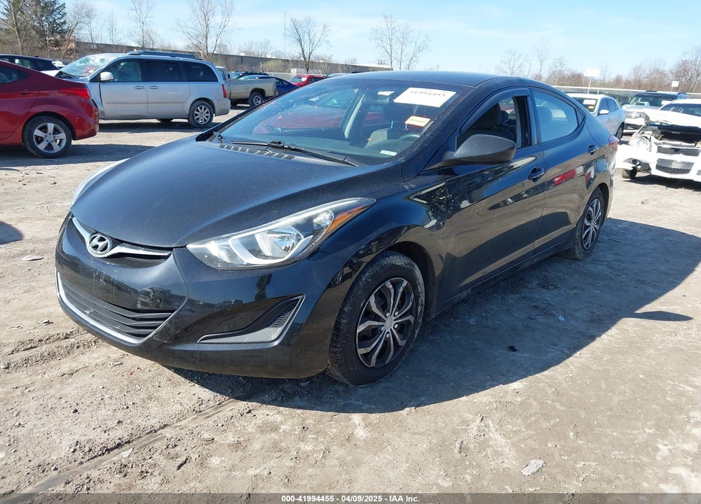2016 HYUNDAI ELANTRA VIN: 5NPDH4AEXGH761529