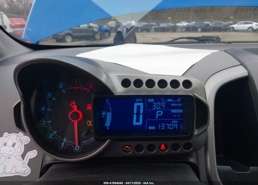 2016 CHEVROLET SONIC VIN: 1G1JC6SG2G4168226
