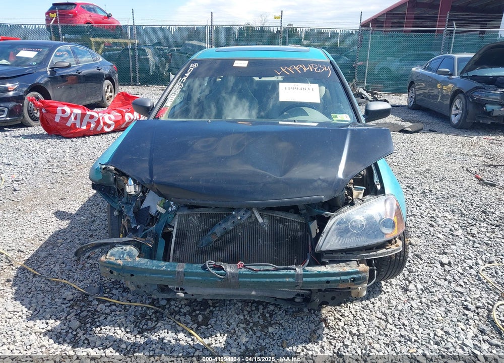 2001 HONDA CIVIC EX VIN: 1HGES25761L058245
