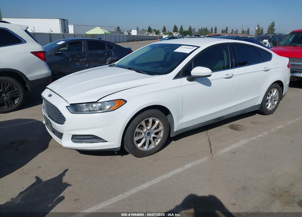2016 FORD FUSION S VIN: 3FA6P0G79GR157809