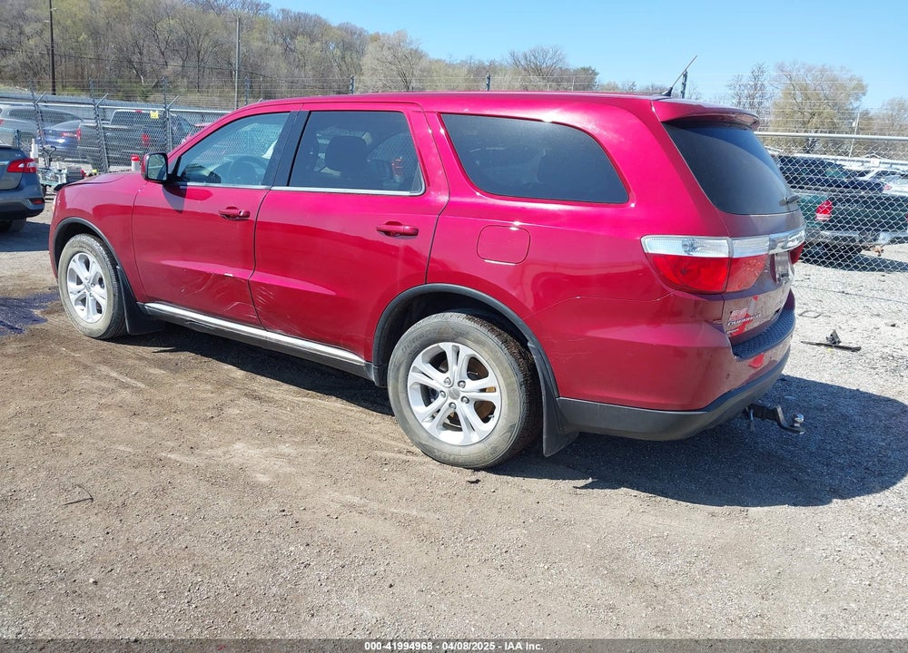 2013 DODGE DURANGO SXT VIN: 1C4RDJAGXDC674481