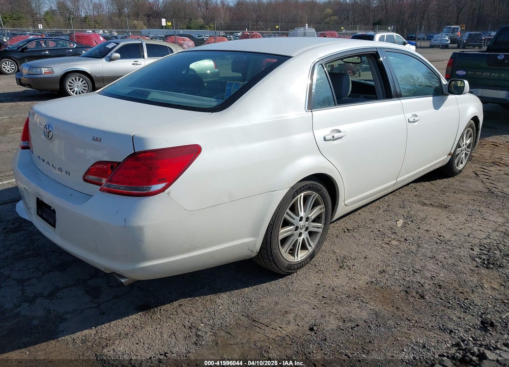 2006 TOYOTA AVALON LIMITED VIN: 4T1BK36B56U163365