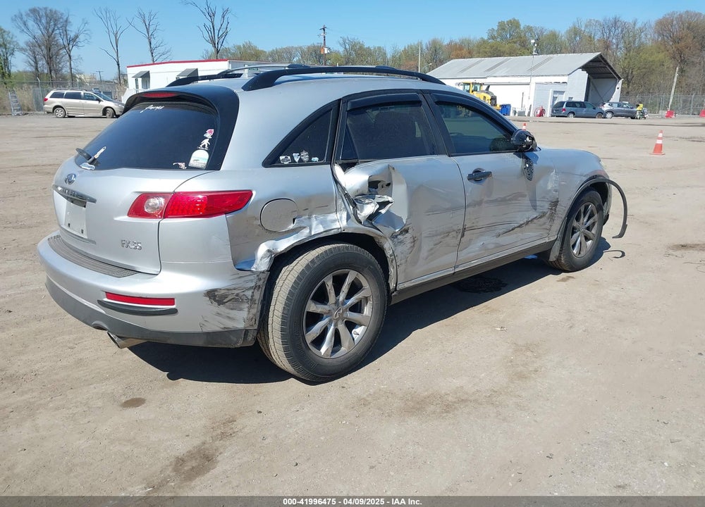 2008 INFINITI FX35 VIN: JNRAS08W08X206395