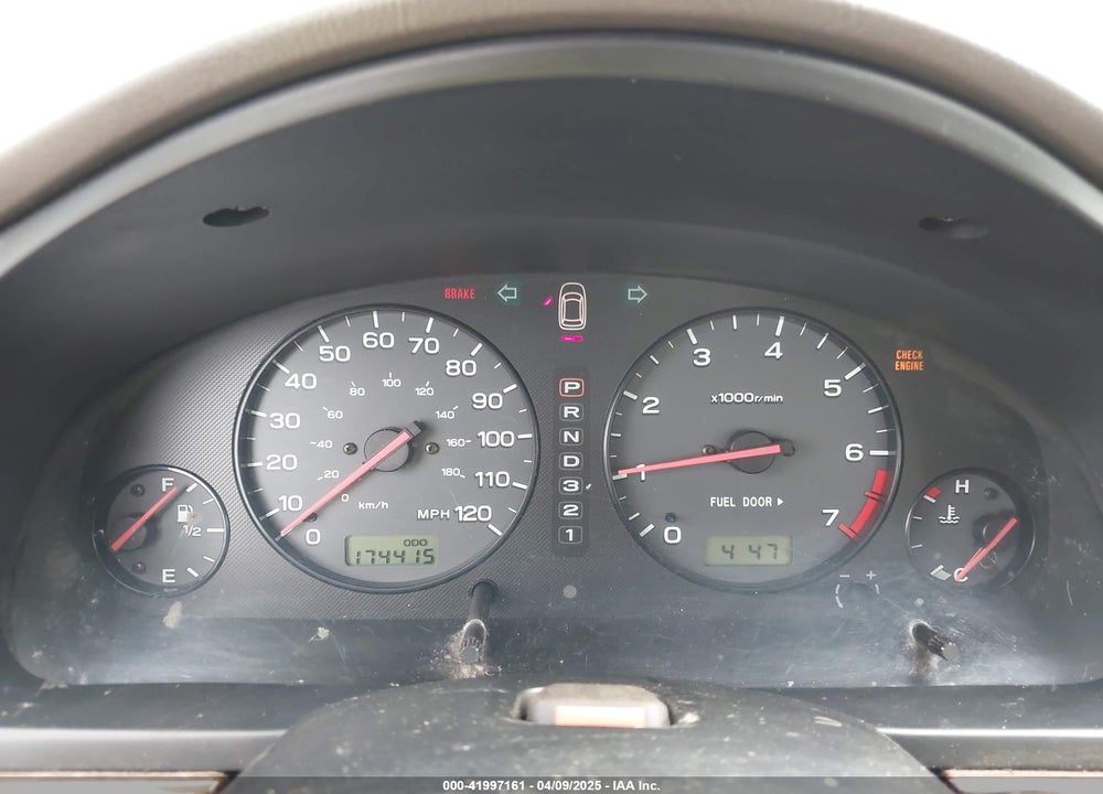 2000 SUBARU OUTBACK VIN: 4S3BH6759Y7633587