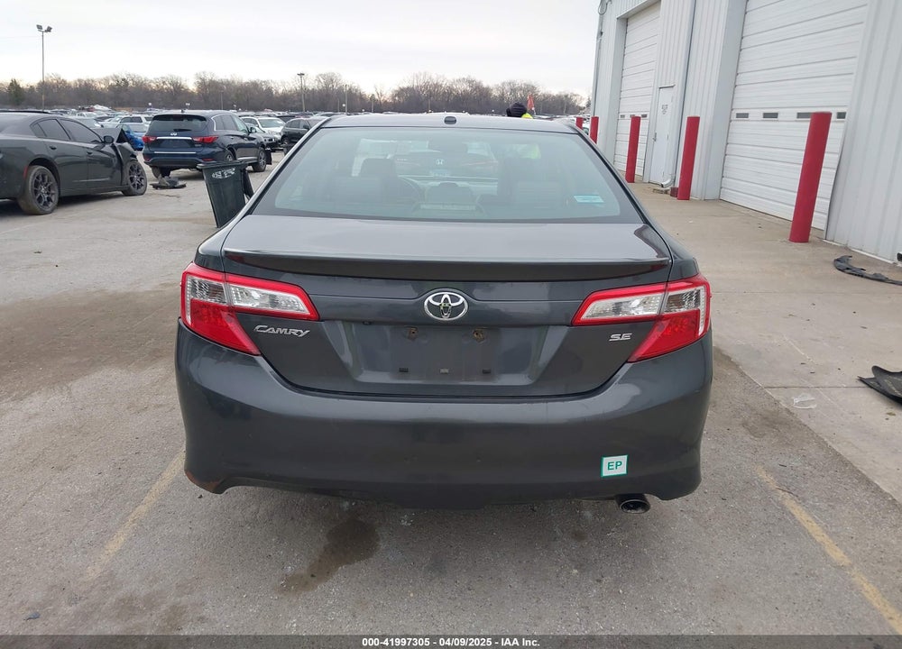 2012 TOYOTA CAMRY SE VIN: 4T1BF1FK4CU081504