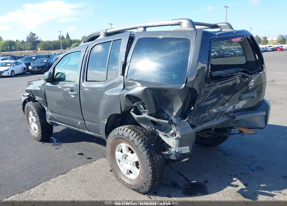 2008 NISSAN XTERRA VIN: 5N1AN08W48C541265