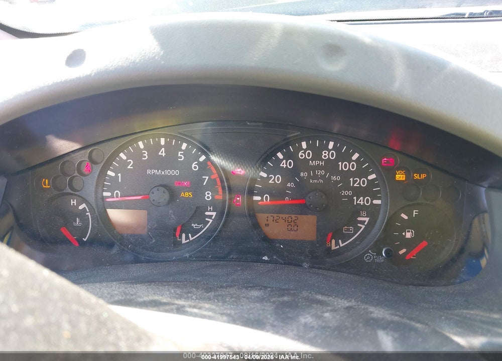 2008 NISSAN XTERRA VIN: 5N1AN08W48C541265