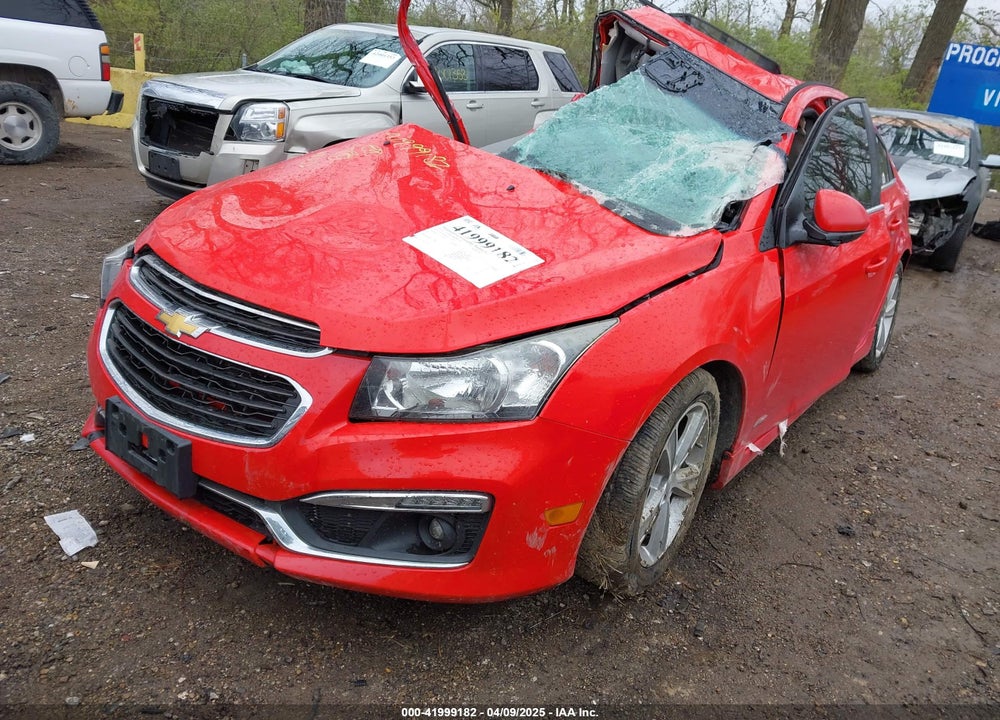 2015 CHEVROLET CRUZE 2LT AUTO VIN: 1G1PE5SB5F7132563