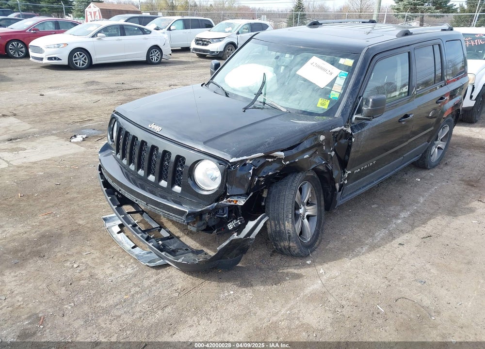 2017 JEEP PATRIOT VIN: 1C4NJRFB5HD206001