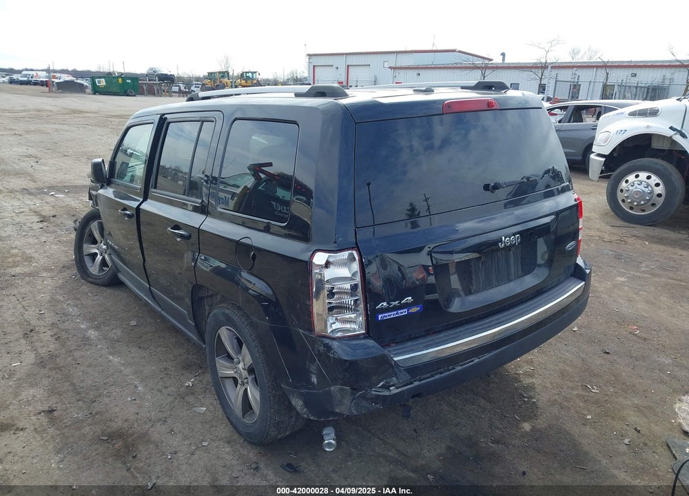 2017 JEEP PATRIOT VIN: 1C4NJRFB5HD206001
