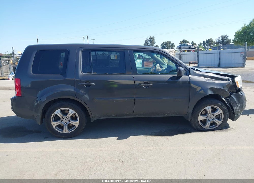 2013 HONDA PILOT EX-L VIN: 5FNYF3H53DB019202