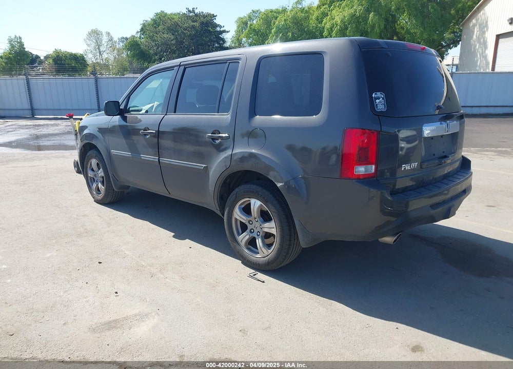 2013 HONDA PILOT EX-L VIN: 5FNYF3H53DB019202
