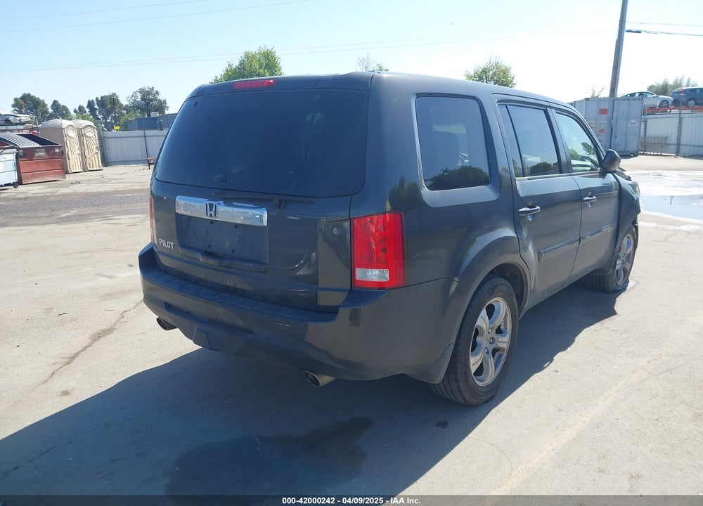 2013 HONDA PILOT EX-L VIN: 5FNYF3H53DB019202