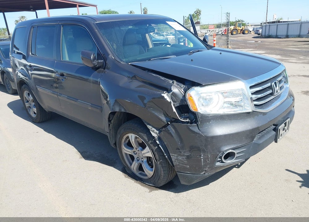 2013 HONDA PILOT EX-L VIN: 5FNYF3H53DB019202