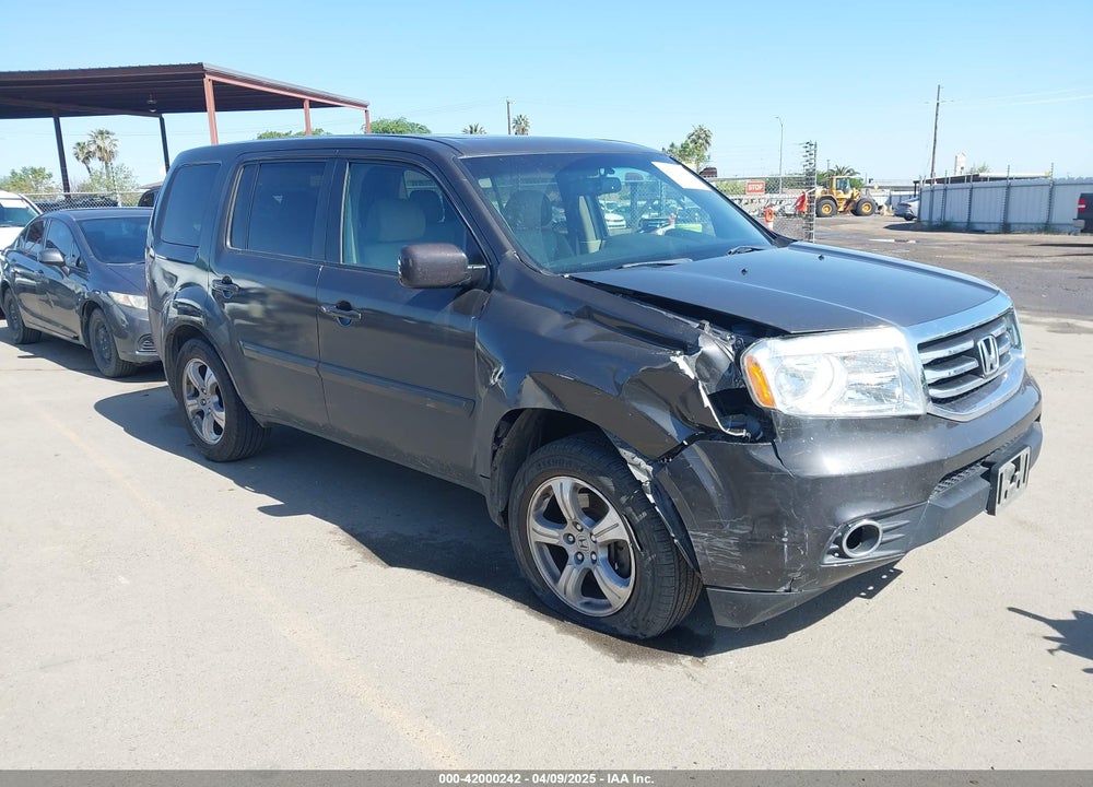 2013 HONDA PILOT EX-L VIN: 5FNYF3H53DB019202