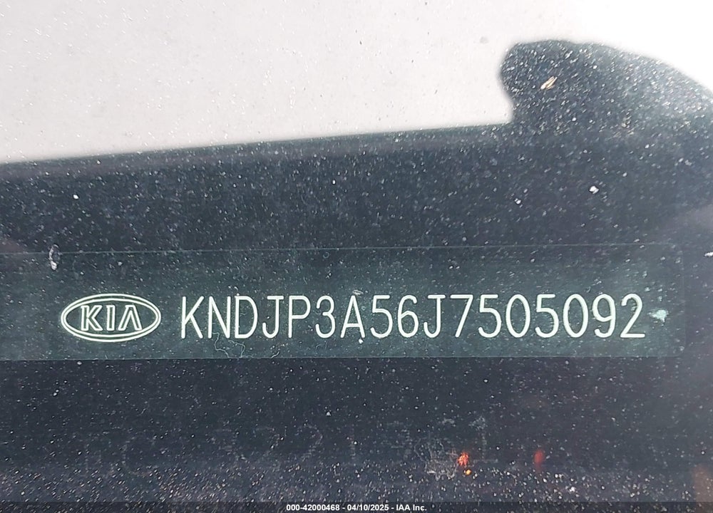 2018 KIA SOUL VIN: KNDJP3A56J7505092