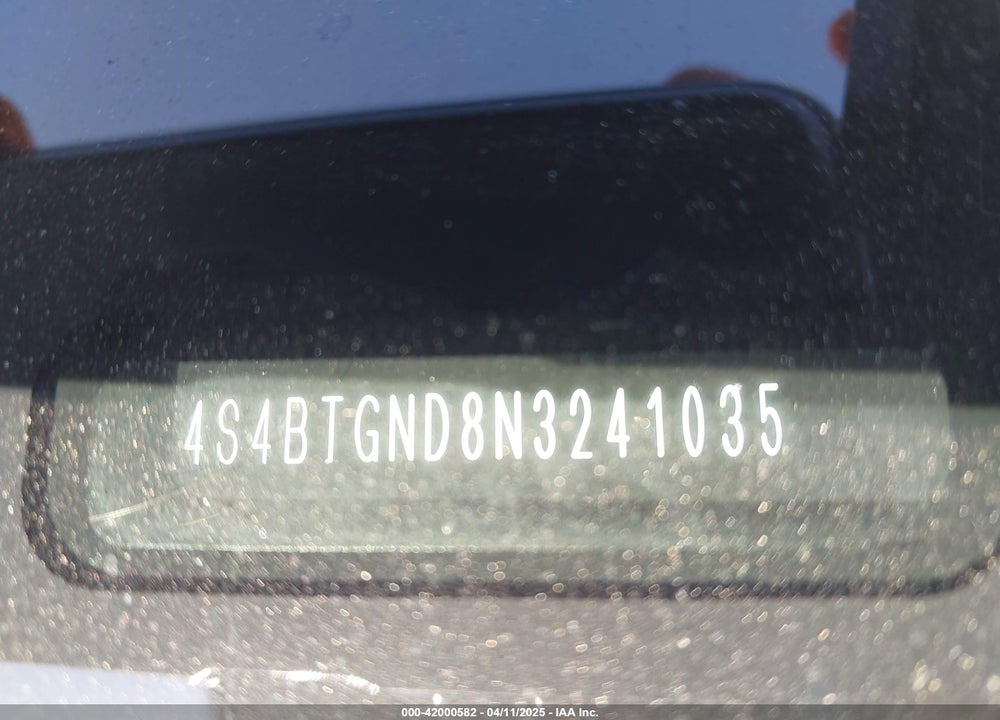 2022 SUBARU OUTBACK LIMITED XT VIN: 4S4BTGND8N3241035