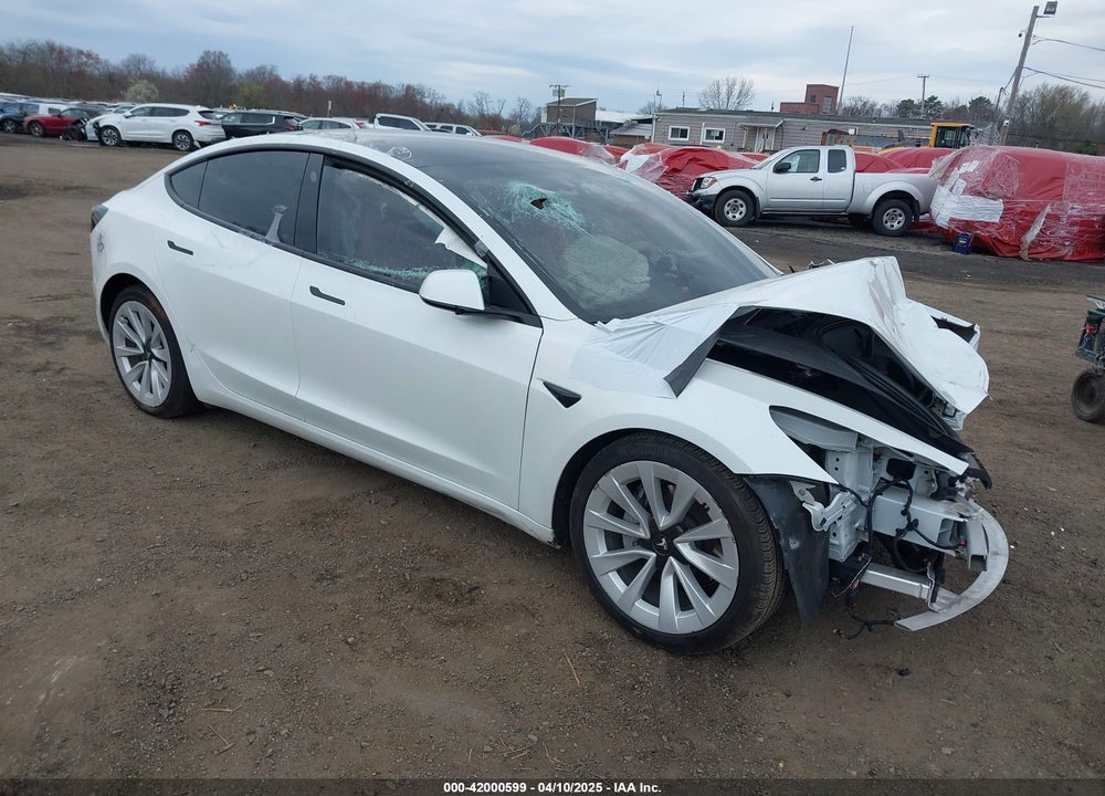2022 TESLA MODEL 3 LONG RANGE DUAL MOTOR ALL-WHEEL DRIVE VIN: 5YJ3E1EB2NF269947