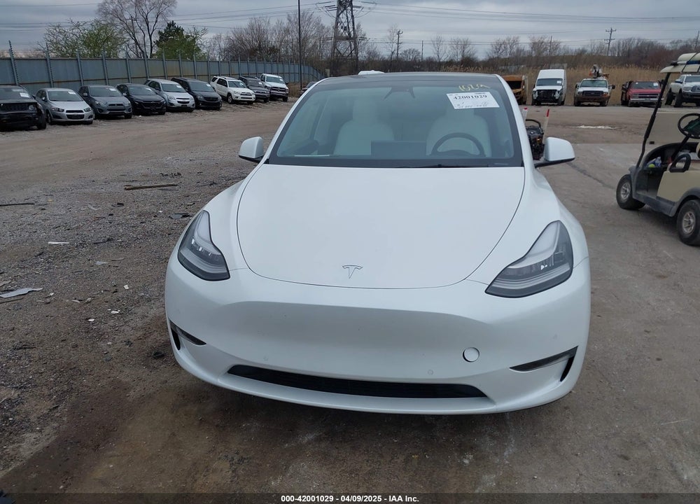 2021 TESLA MODEL Y LONG RANGE DUAL MOTOR ALL-WHEEL DRIVE VIN: 5YJYGDEE7MF141178