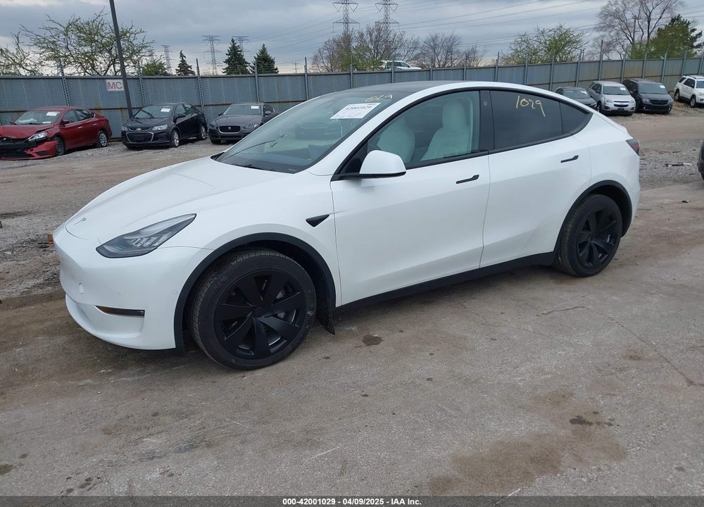 2021 TESLA MODEL Y LONG RANGE DUAL MOTOR ALL-WHEEL DRIVE VIN: 5YJYGDEE7MF141178