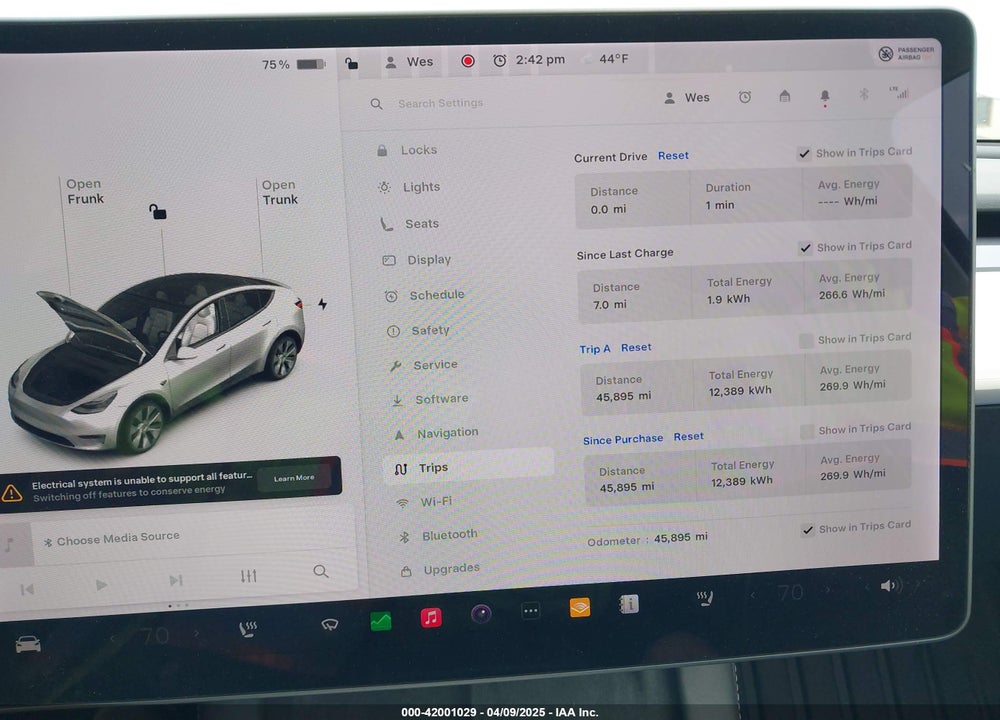 2021 TESLA MODEL Y LONG RANGE DUAL MOTOR ALL-WHEEL DRIVE VIN: 5YJYGDEE7MF141178