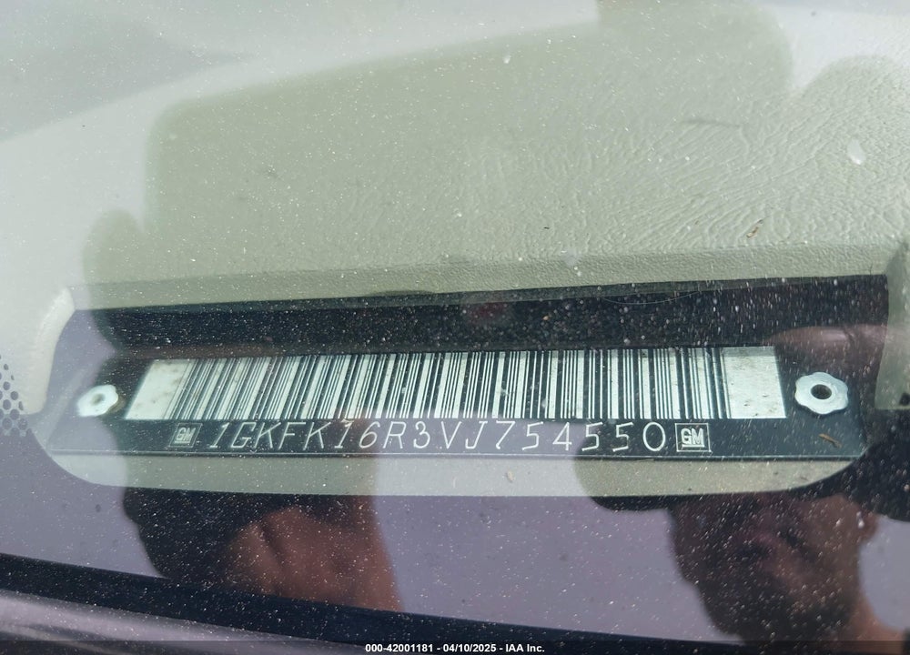 1997 GMC SUBURBAN 1500 SL VIN: 1GKFK16R3VJ754550