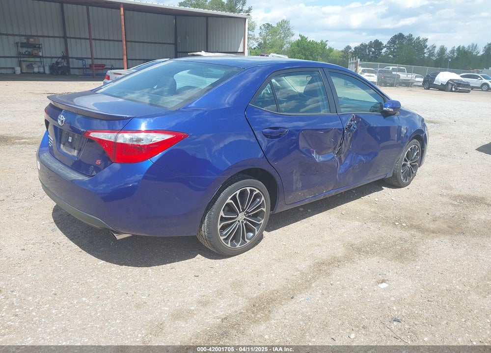 2015 TOYOTA COROLLA VIN: 2T1BURHE6FC298537