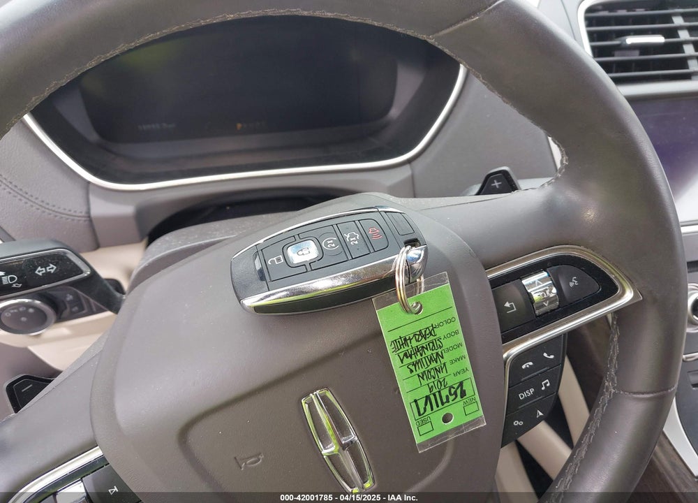 2019 LINCOLN NAUTILUS SELECT VIN: 2LMPJ6K96KBL57713
