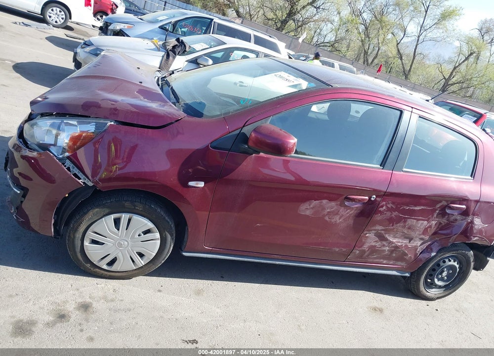 2019 MITSUBISHI MIRAGE ES VIN: ML32A3HJ7KH005613