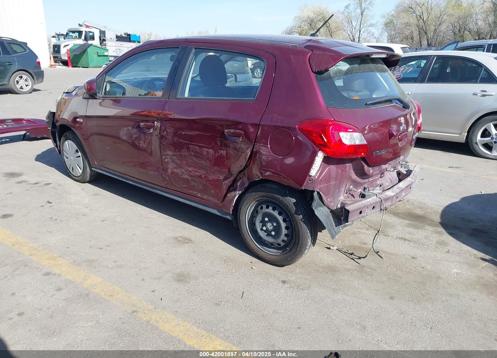 2019 MITSUBISHI MIRAGE ES VIN: ML32A3HJ7KH005613