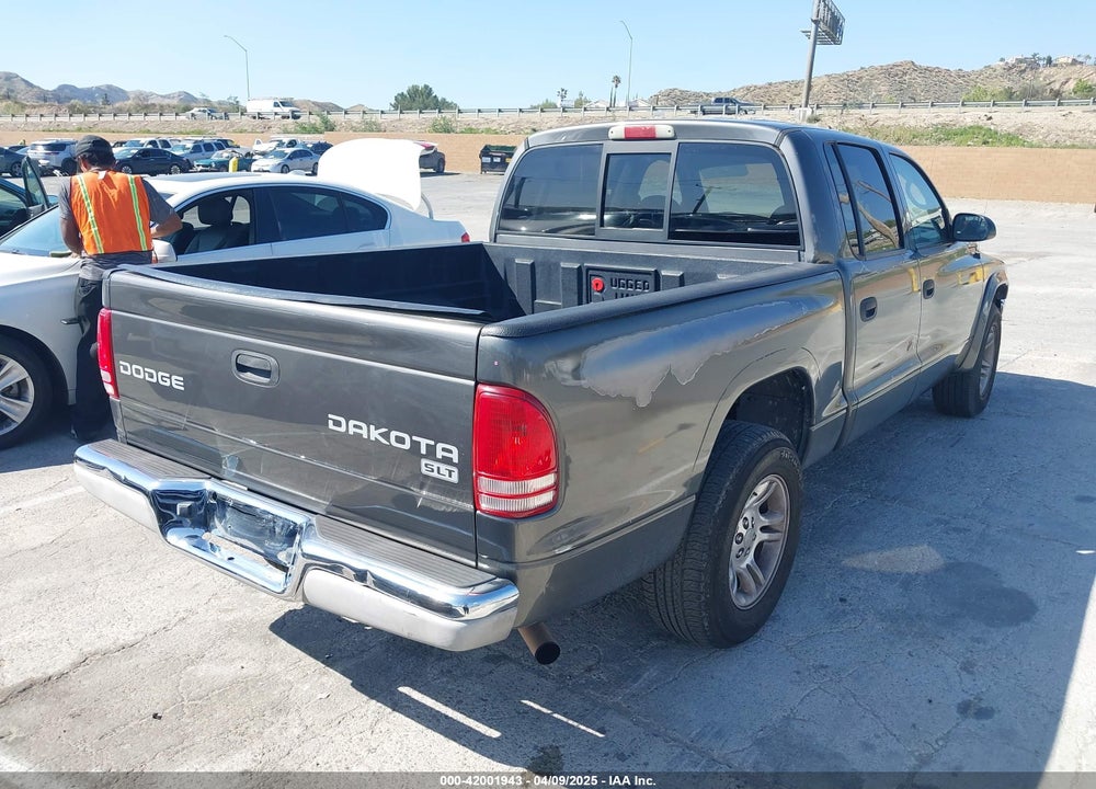 2004 DODGE DAKOTA SLT VIN: 1D7HL48K24S618072