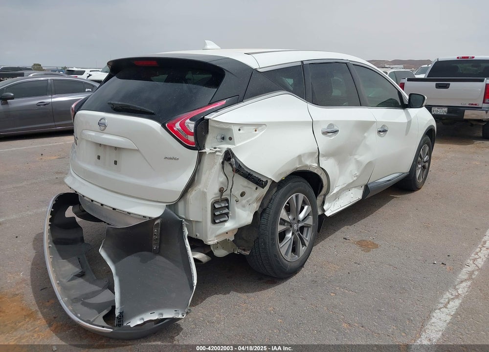 2016 NISSAN MURANO VIN: 5N1AZ2MH7GN146989