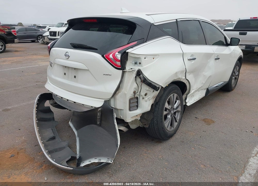 2016 NISSAN MURANO VIN: 5N1AZ2MH7GN146989