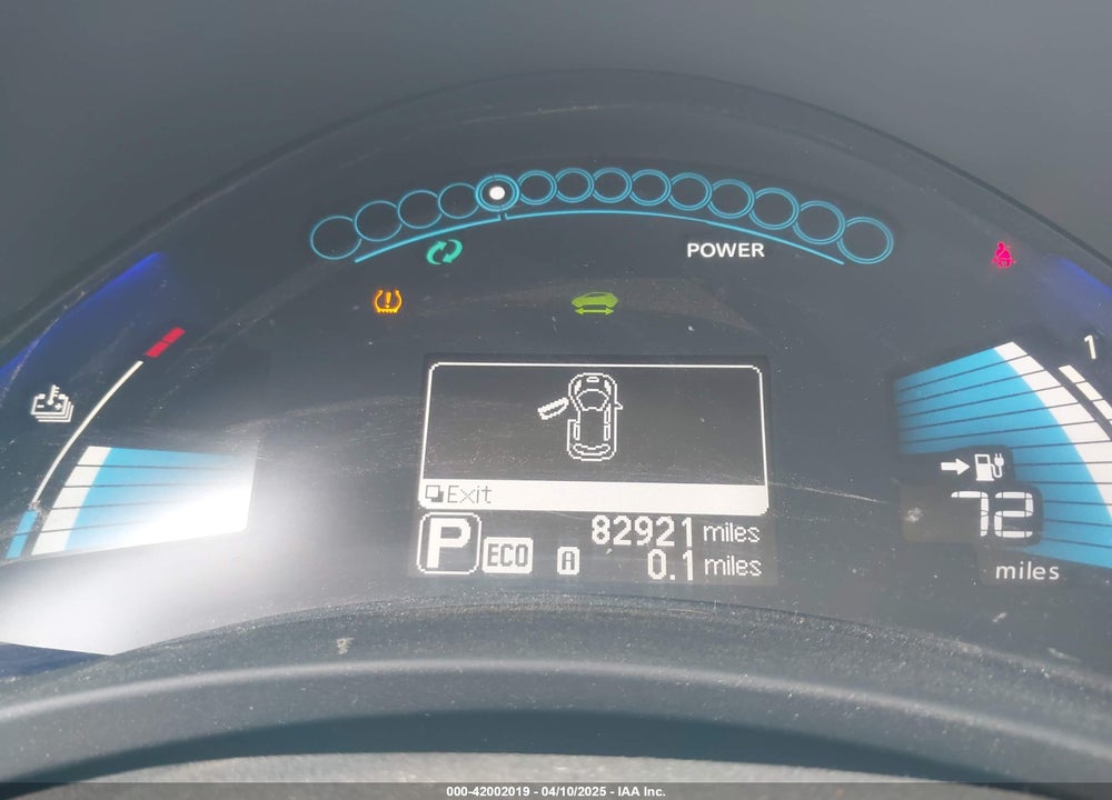 2013 NISSAN LEAF S VIN: 1N4AZ0CP5DC423346