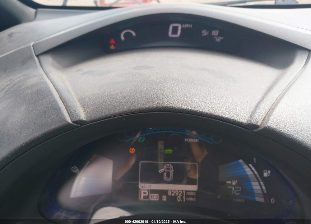 2013 NISSAN LEAF S VIN: 1N4AZ0CP5DC423346