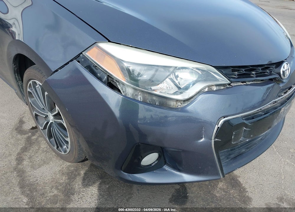 2014 TOYOTA COROLLA S PREMIUM VIN: 5YFBURHEXEP103375