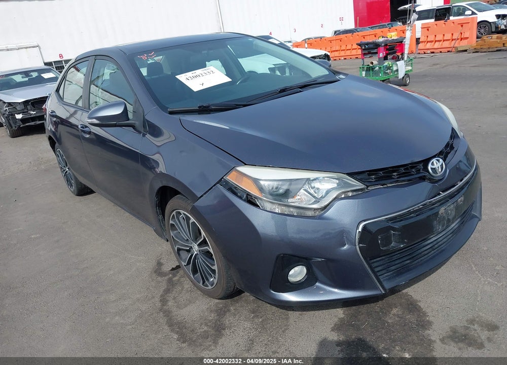 2014 TOYOTA COROLLA S PREMIUM VIN: 5YFBURHEXEP103375