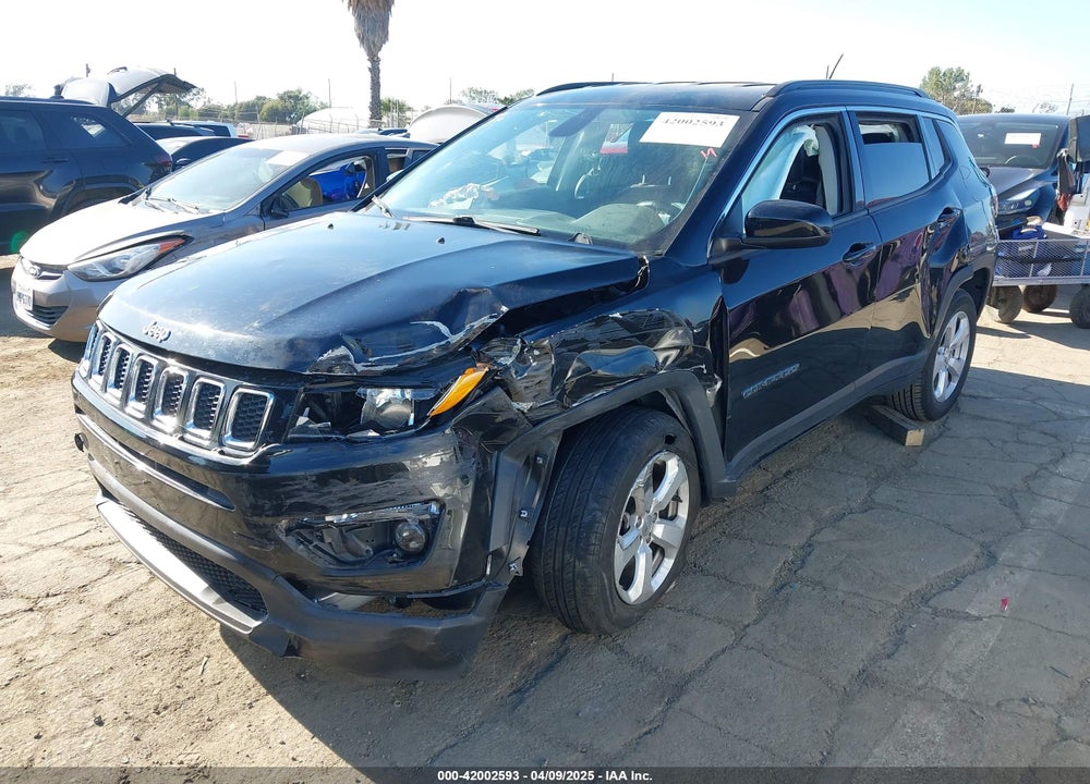 2018 JEEP COMPASS LATITUDE FWD VIN: 3C4NJCBB0JT233741