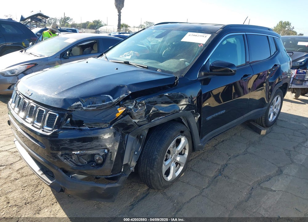 2018 JEEP COMPASS LATITUDE FWD VIN: 3C4NJCBB0JT233741