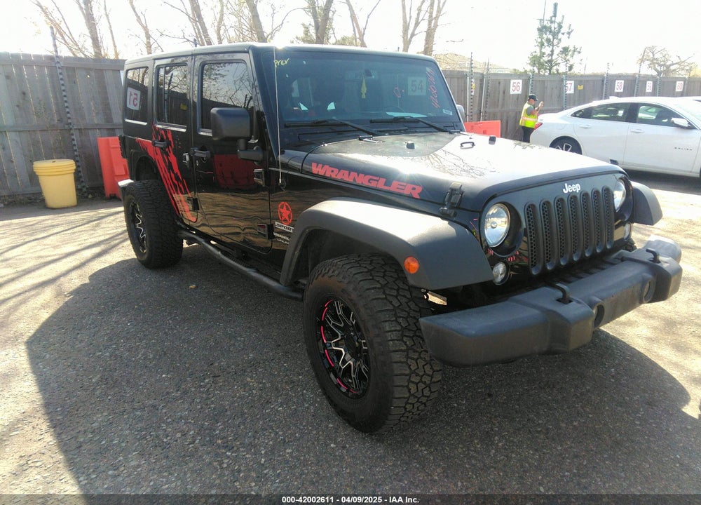 2018 JEEP WRANGLER JK UNLIMITED SPORT S 4X4 VIN: 1C4BJWDGXJL811661
