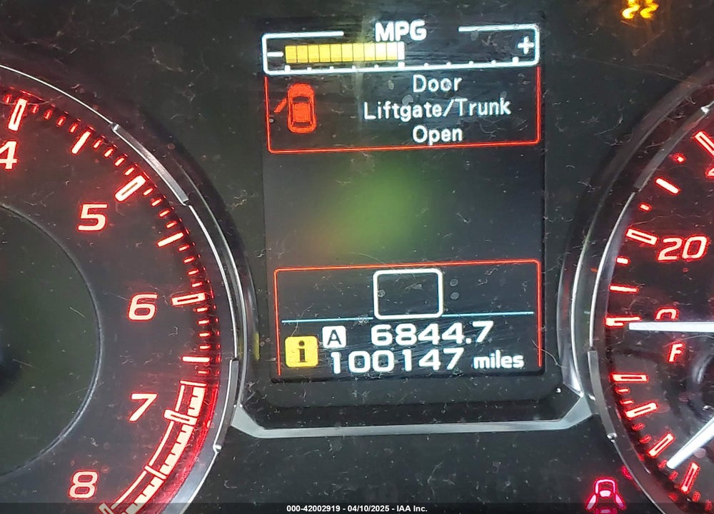 2016 SUBARU WRX VIN: JF1VA1B60G9822142