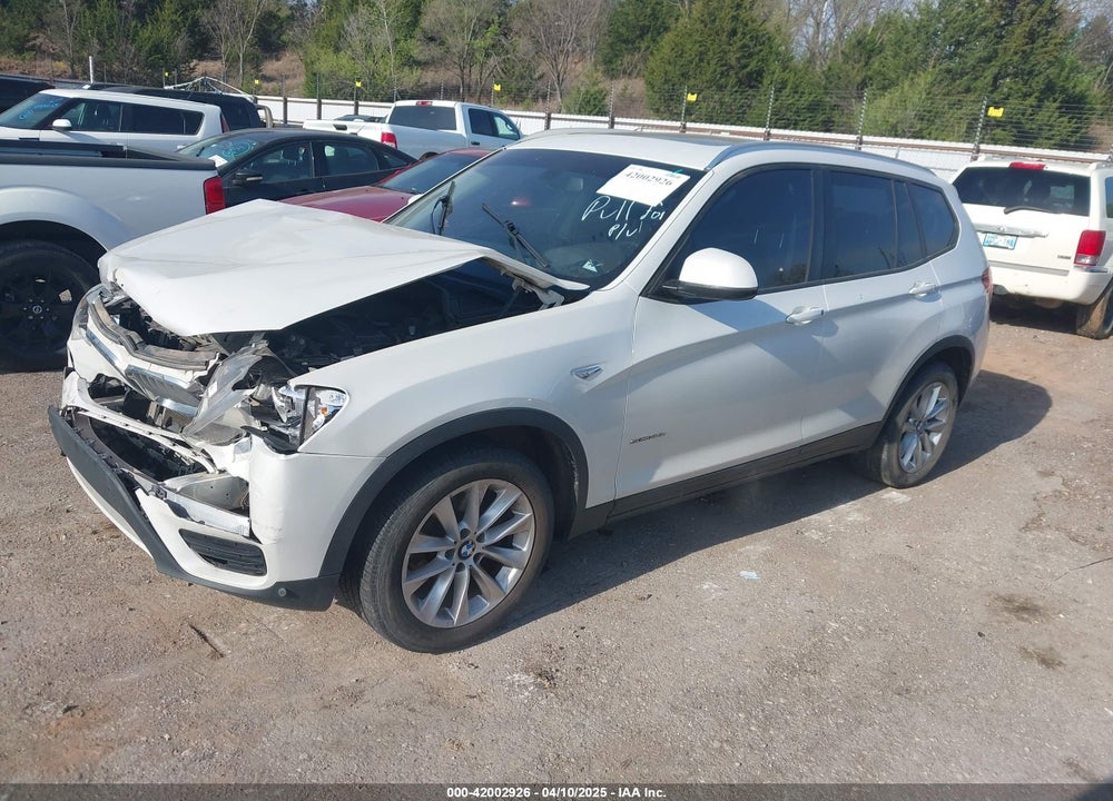 2017 BMW X3 VIN: 5UXWZ7C32H0V88136