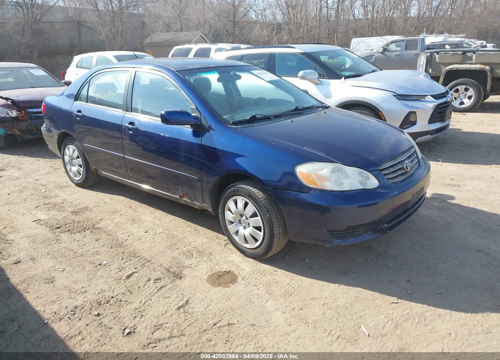 2003 TOYOTA COROLLA LE VIN: JTDBR32E632002370