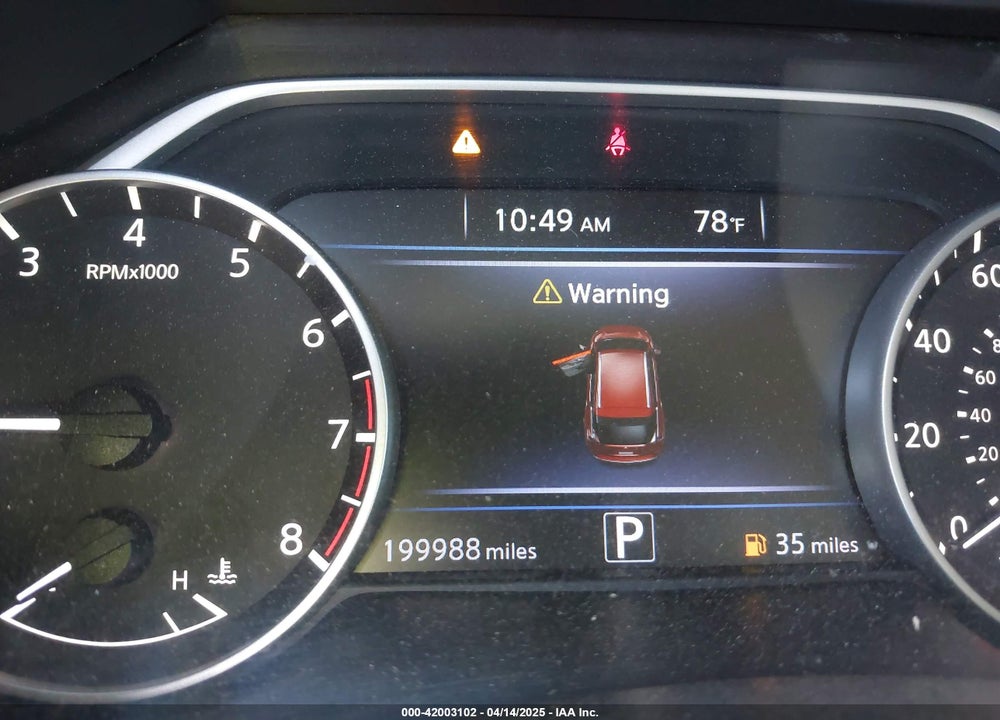 2019 NISSAN MURANO VIN: 5N1AZ2MJ3KN156673