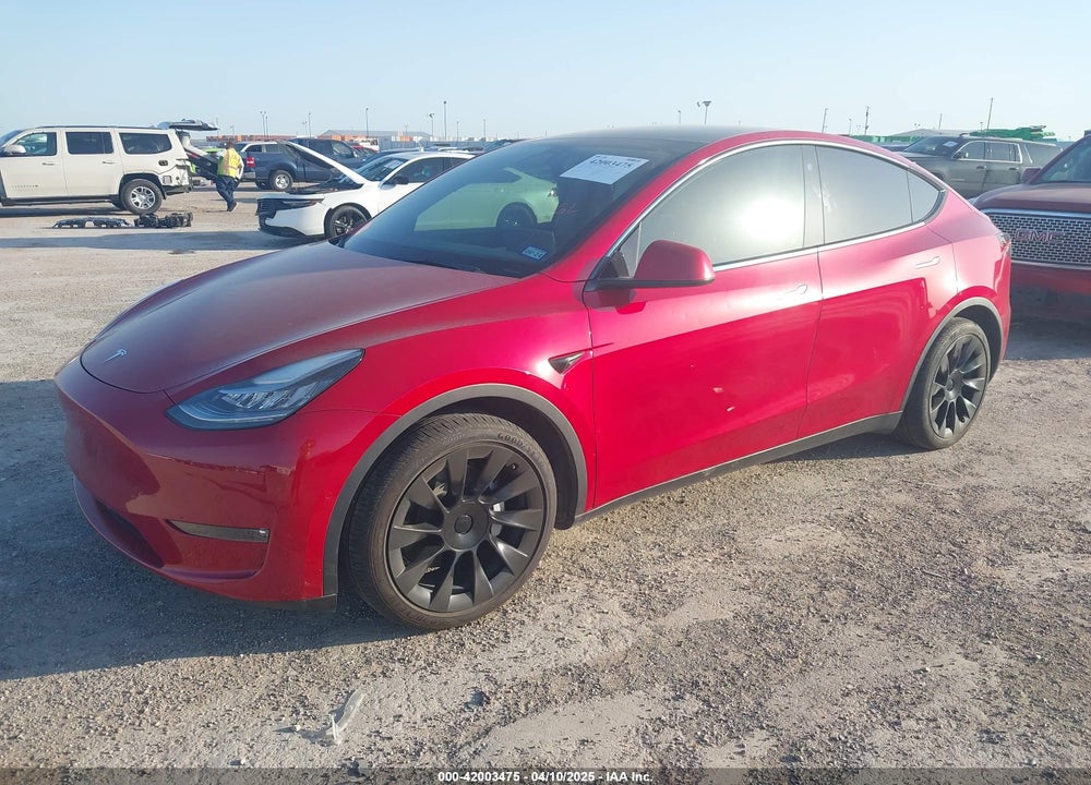 2021 TESLA MODEL Y VIN: 5YJYGDEE8MF210184