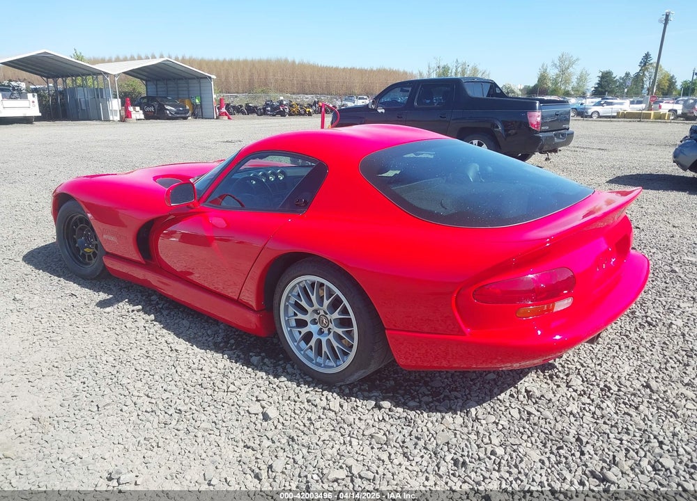 2002 DODGE VIPER GTS VIN: 1B3ER69EX2V101020
